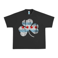Pigment Black irish chicago flag shamrock Urban Heavy Tee - artisFamous