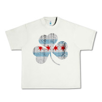Pistachio irish chicago flag shamrock Urban Heavy Tee - artisFamous