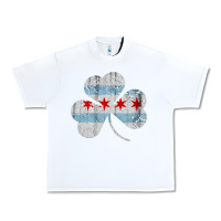 White irish chicago flag shamrock Urban Heavy Tee - artisFamous