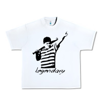 White legendary hambino Urban Heavy Tee - artisFamous