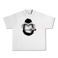 Lunar Rock Monkey Smoking Urban Heavy Tee - artisFamous