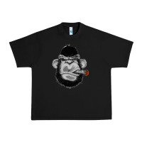 Black Monkey Smoking Urban Heavy Tee - artisFamous