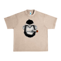 French Oak Monkey Smoking Urban Heavy Tee - artisFamous