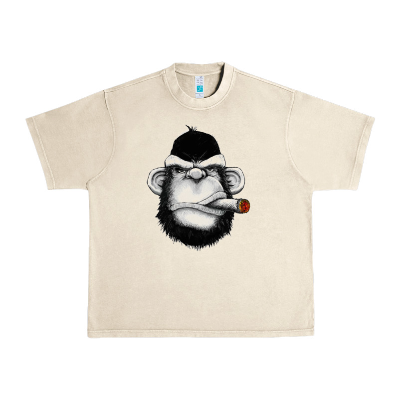 Monkey Smoking Urban Heavy Tee by artisFamous | Teevron