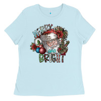 Merry And Bright Ladies Tee | Teevron