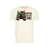 Vintage Arctic Christmas with tribe Vintage Tee - CowhideDigitalArt
