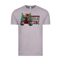 Vintage Zinc Christmas with tribe Vintage Tee - CowhideDigitalArt