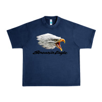 Navy the screaming eagle Urban Heavy Tee - artisFamous