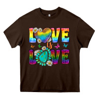 Chocolate Brown Western Love LGBTQ Tumbler Heavy Core Tee - BundleAndBundleShop