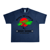 Navy MIYAGY DO KARATE Urban Heavy Tee - artisFamous