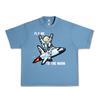 Pebble Blue dogecoin hodl to the moon Urban Heavy Tee - artisFamous