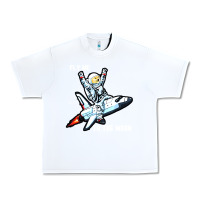White dogecoin hodl to the moon Urban Heavy Tee - artisFamous