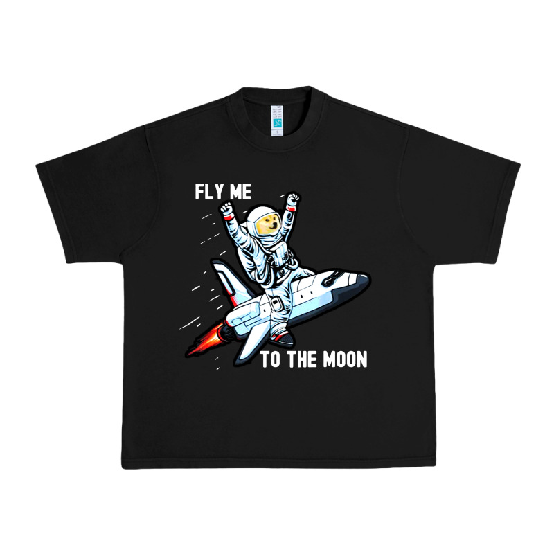 Dogecoin Hodl To The Moon Urban Heavy Tee by artisFamous | Teevron