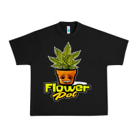 Black flower pot funny weed Urban Heavy Tee - artisFamous