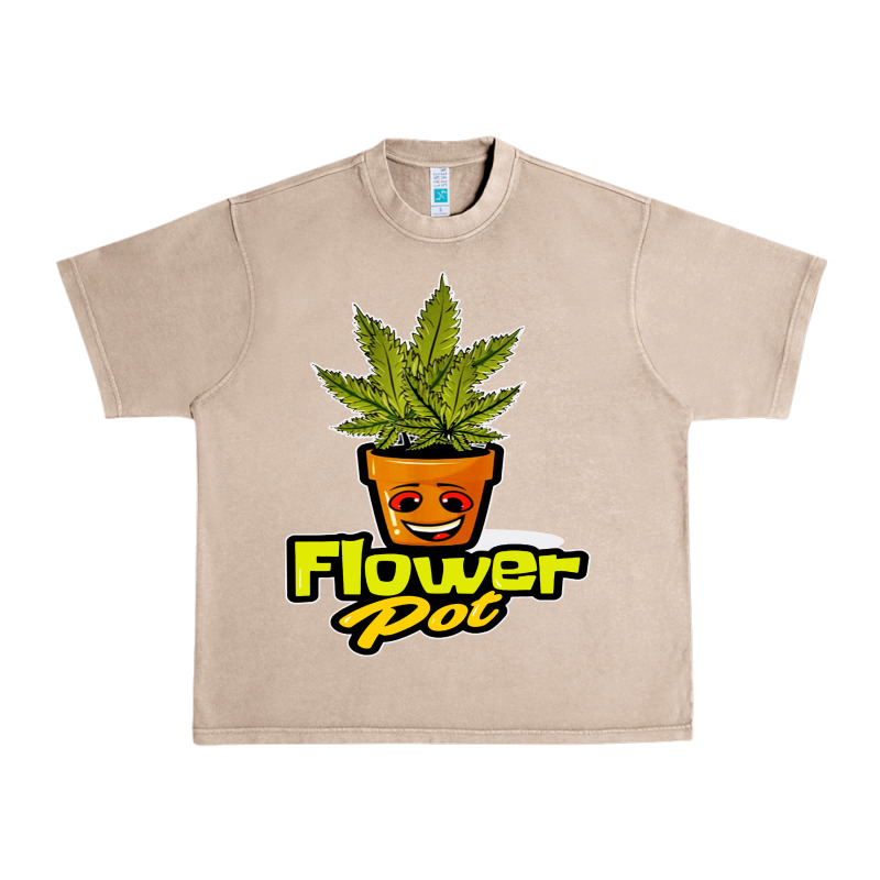 Flower Pot Funny Weed Urban Heavy Tee by artisFamous | Teevron