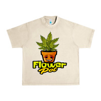 Sandshell flower pot funny weed Urban Heavy Tee - artisFamous