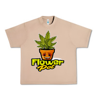 Flower Pot Funny Weed Urban Heavy Tee | Teevron