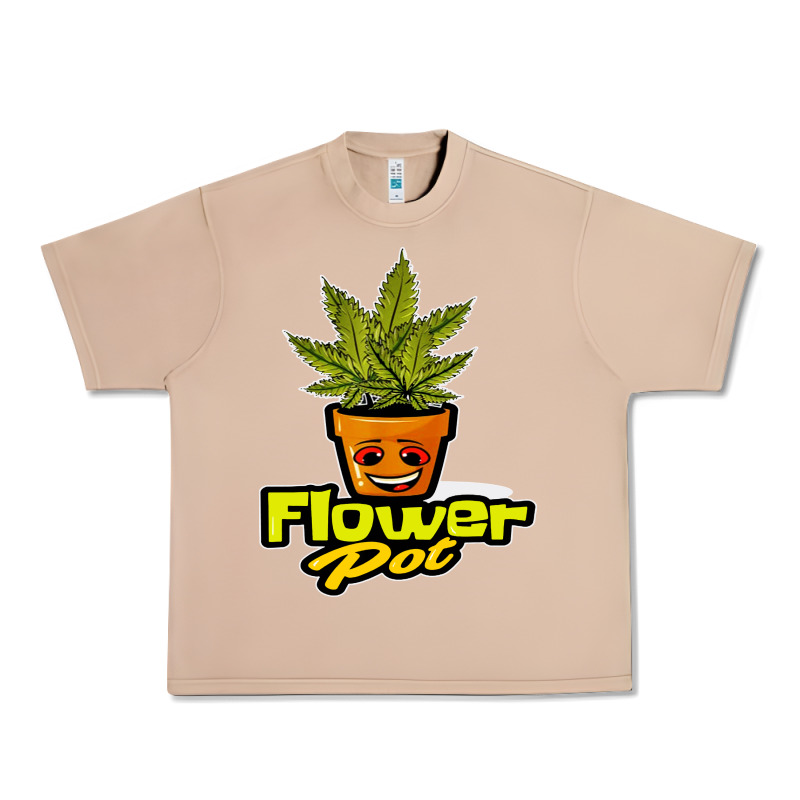 Flower Pot Funny Weed Urban Heavy Tee by artisFamous | Teevron