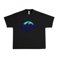 Black Vintage Busch Light Busch Latte Urban Heavy Tee - artisFamous