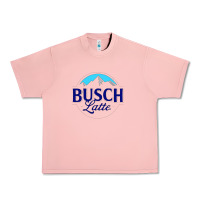 Salmon Vintage Busch Light Busch Latte Urban Heavy Tee - artisFamous
