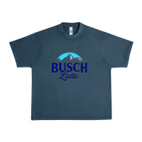 Midnight Navy Vintage Busch Light Busch Latte Urban Heavy Tee - artisFamous