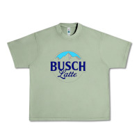 Oil Green Vintage Busch Light Busch Latte Urban Heavy Tee - artisFamous