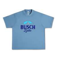 Pebble Blue Vintage Busch Light Busch Latte Urban Heavy Tee - artisFamous