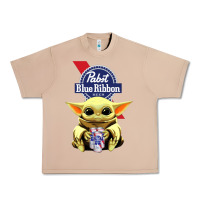 Burro Baby Yoda Hugs Pabst Blue Ribbon Beer Urban Heavy Tee - artisFamous