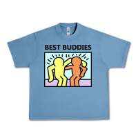 Pebble Blue best buddies Urban Heavy Tee - artisFamous