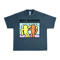 Midnight Navy best buddies Urban Heavy Tee - artisFamous