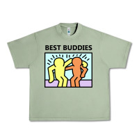 Oil Green best buddies Urban Heavy Tee - artisFamous