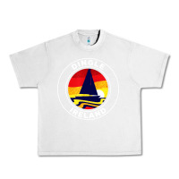 Lunar Rock dingle ireland vintage sailboat 70s retro sunset Urban Heavy Tee - artisFamous