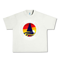 Pistachio dingle ireland vintage sailboat 70s retro sunset Urban Heavy Tee - artisFamous