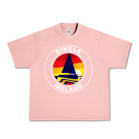 Salmon dingle ireland vintage sailboat 70s retro sunset Urban Heavy Tee - artisFamous