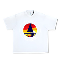 White dingle ireland vintage sailboat 70s retro sunset Urban Heavy Tee - artisFamous