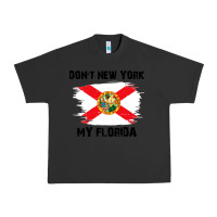 Pigment Black don't new york my florida t shirt flag Urban Heavy Tee - artisFamous