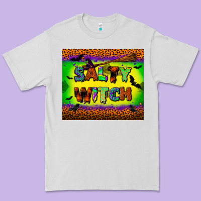 Salty Witch Tumbler Premium Tee Designed By Bundleandbundleshop