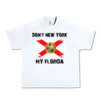White don't new york my florida t shirt flag Urban Heavy Tee - artisFamous