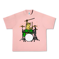 Salmon drummer cat music lover musician playing the drums Urban Heavy Tee - artisFamous