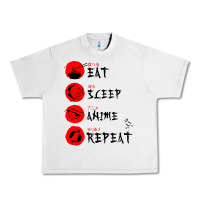 Lunar Rock eat sleep anime repeat japanese Urban Heavy Tee - artisFamous