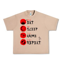 Burro eat sleep anime repeat japanese Urban Heavy Tee - artisFamous