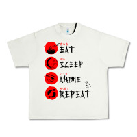 Pistachio eat sleep anime repeat japanese Urban Heavy Tee - artisFamous