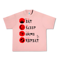 Salmon eat sleep anime repeat japanese Urban Heavy Tee - artisFamous