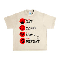 Sandshell eat sleep anime repeat japanese Urban Heavy Tee - artisFamous