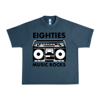 Midnight Navy eighties music rocks Urban Heavy Tee - artisFamous