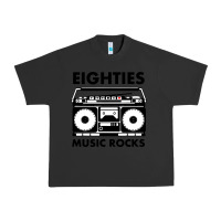 Pigment Black eighties music rocks Urban Heavy Tee - artisFamous