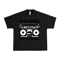 Black eighties music rocks Urban Heavy Tee - artisFamous