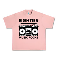 Salmon eighties music rocks Urban Heavy Tee - artisFamous