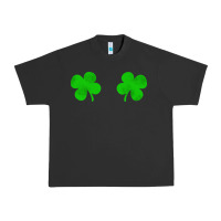 Pigment Black four leaf clover Urban Heavy Tee - artisFamous