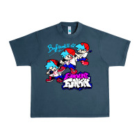 Midnight Navy friday night funkin boyfriend Urban Heavy Tee - artisFamous